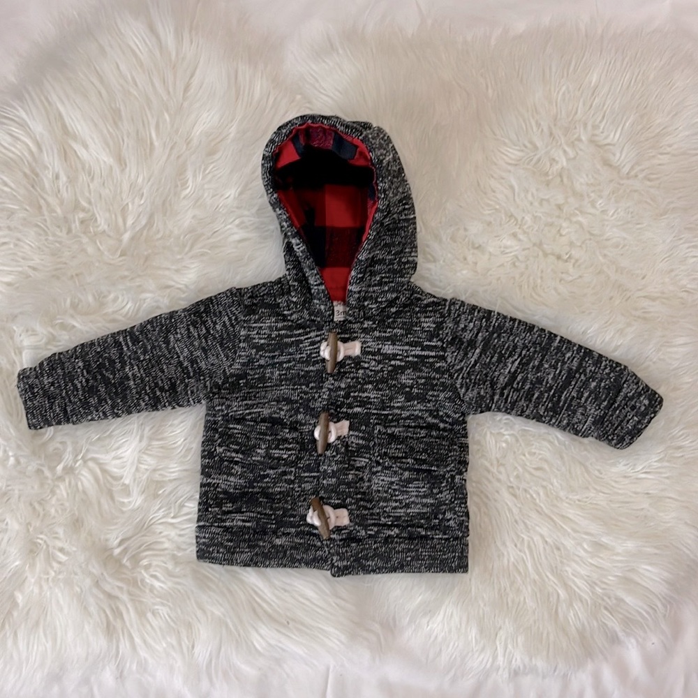 Carter’s Heather Grey and Black Sweater